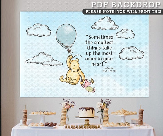 Detail Winnie The Pooh Baby Shower Background Nomer 32