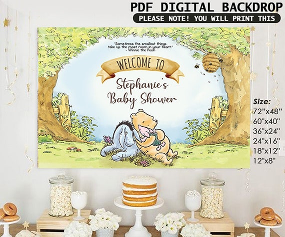 Detail Winnie The Pooh Baby Shower Background Nomer 5