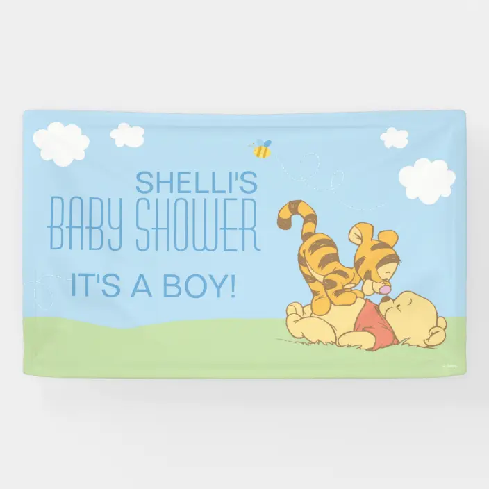 Detail Winnie The Pooh Baby Shower Banner Nomer 21