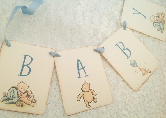 Detail Winnie The Pooh Baby Shower Banner Nomer 23