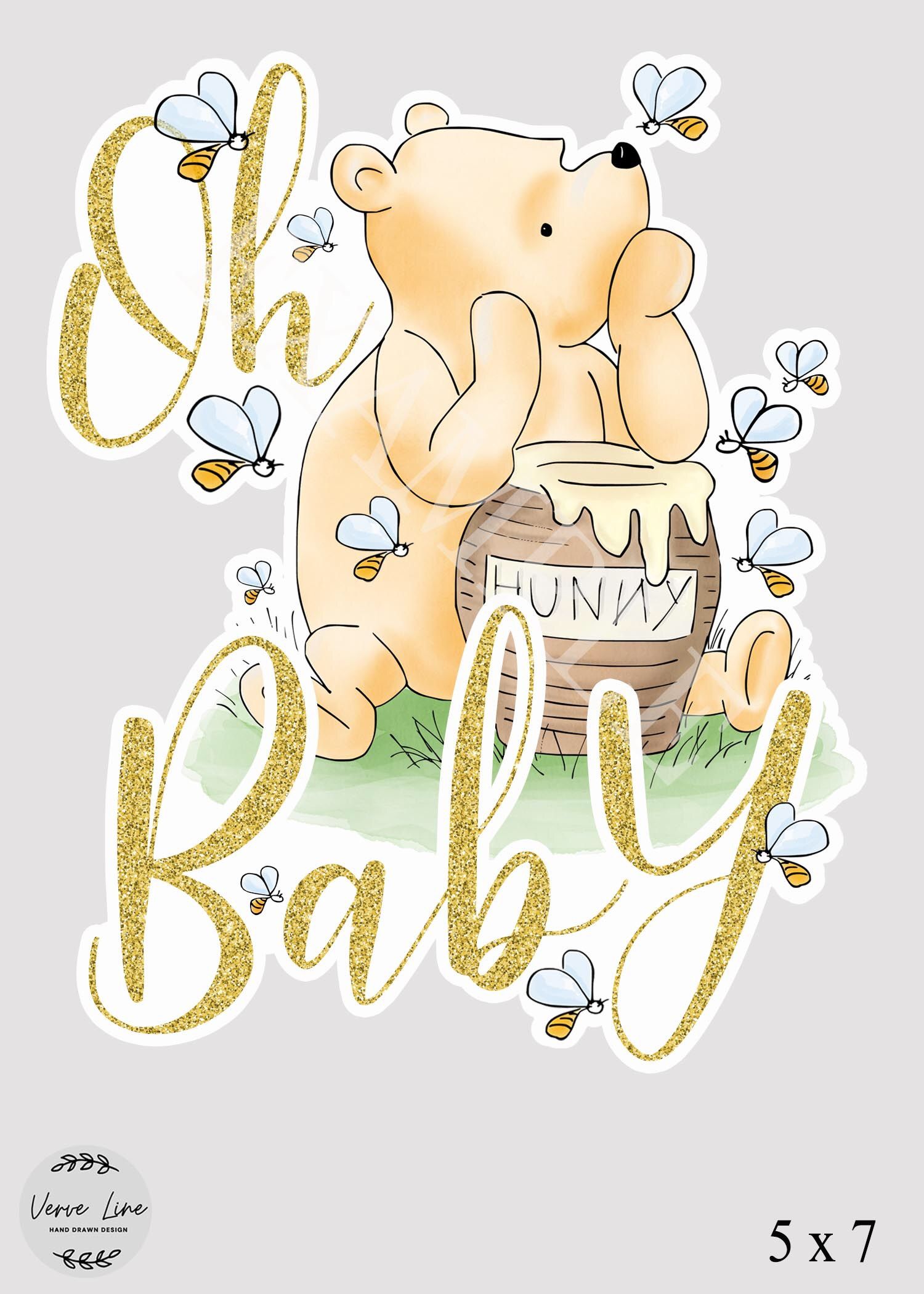 Detail winnie the pooh baby shower clipart koleksi nomer 6