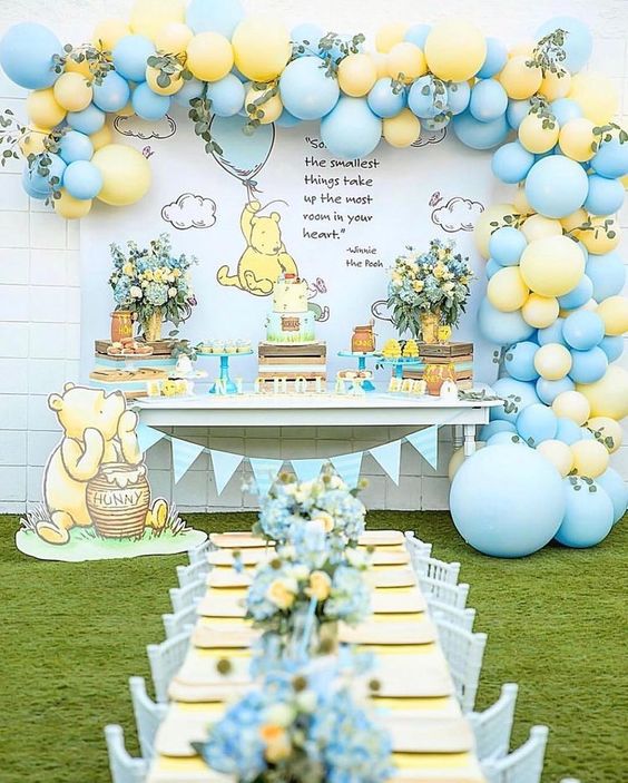 Detail Winnie The Pooh Baby Shower Plates Nomer 12