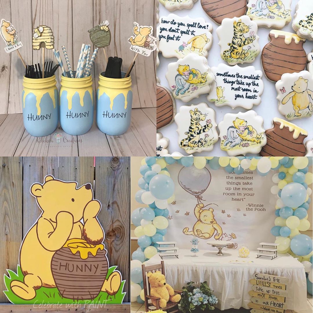 Detail Winnie The Pooh Baby Shower Plates Nomer 8