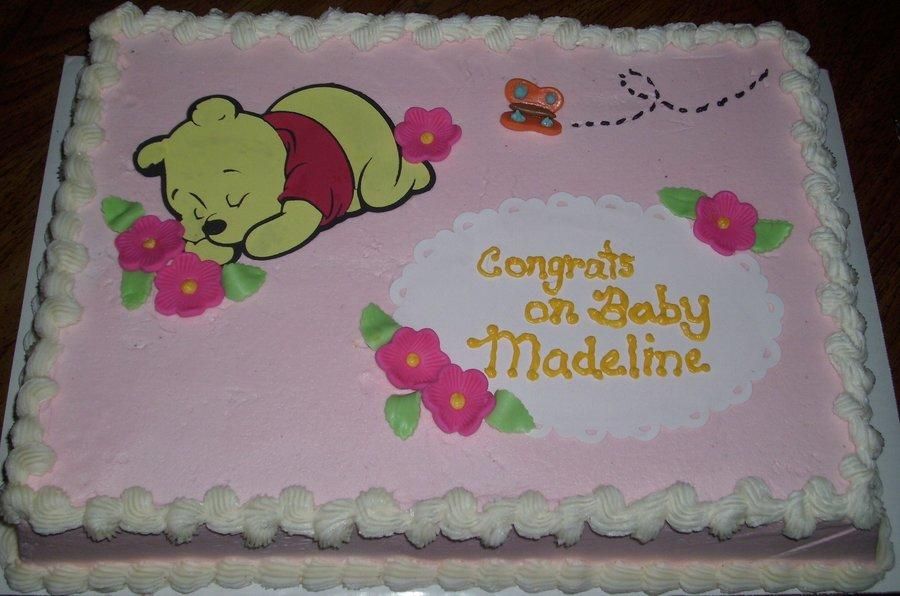 Detail Winnie The Pooh Baby Shower Sheet Cake Nomer 11