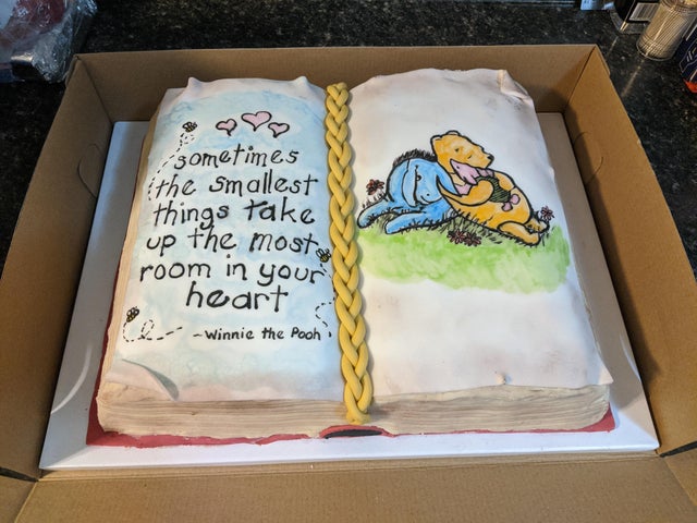 Detail Winnie The Pooh Baby Shower Sheet Cake Nomer 31