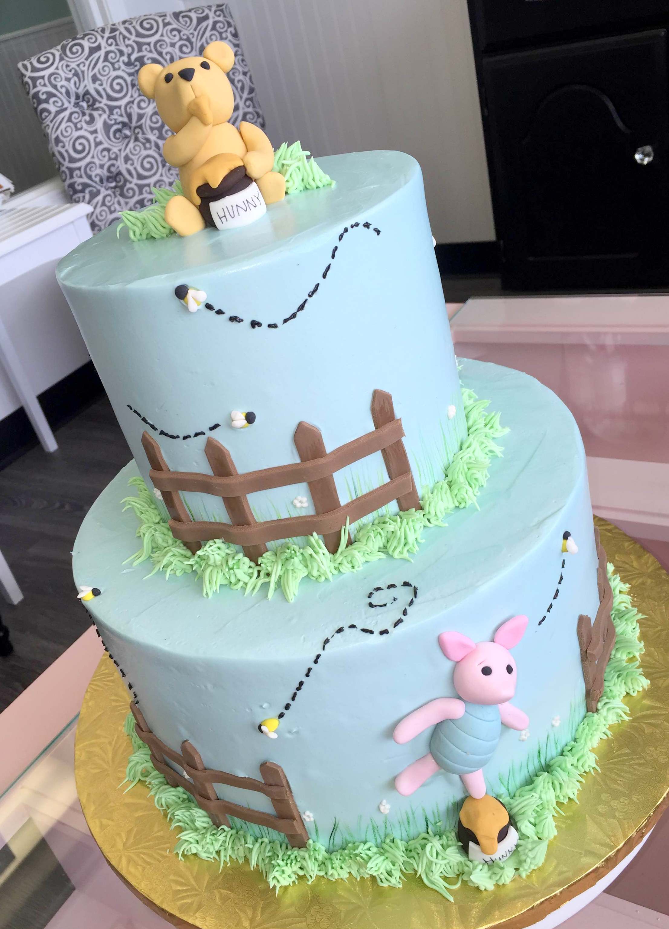 Detail Winnie The Pooh Baby Shower Sheet Cake Nomer 35