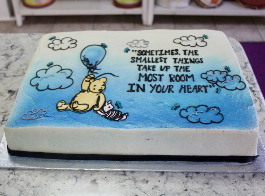 Detail Winnie The Pooh Baby Shower Sheet Cake Nomer 37