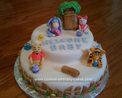 Detail Winnie The Pooh Baby Shower Sheet Cake Nomer 45