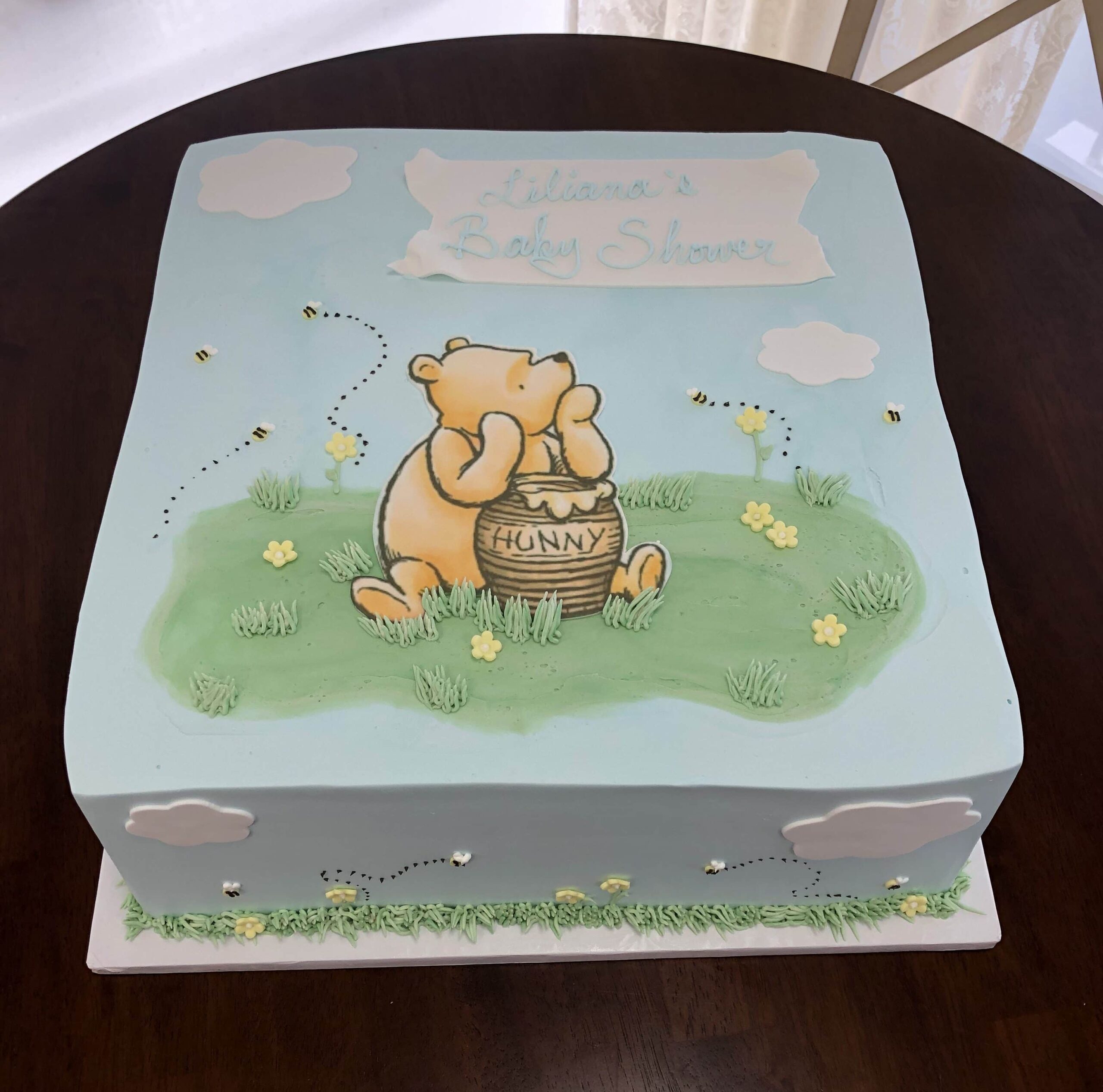 Detail Winnie The Pooh Baby Shower Sheet Cake Nomer 7