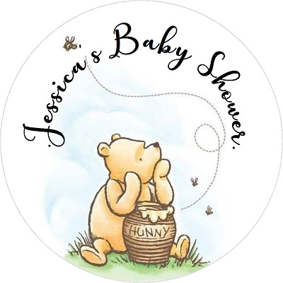 Detail Winnie The Pooh Baby Shower Stickers Nomer 11