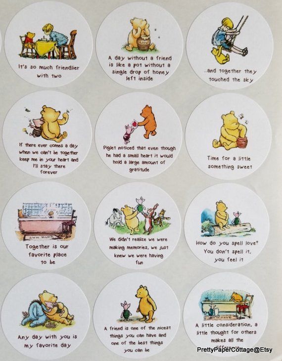 Detail Winnie The Pooh Baby Shower Stickers Nomer 23