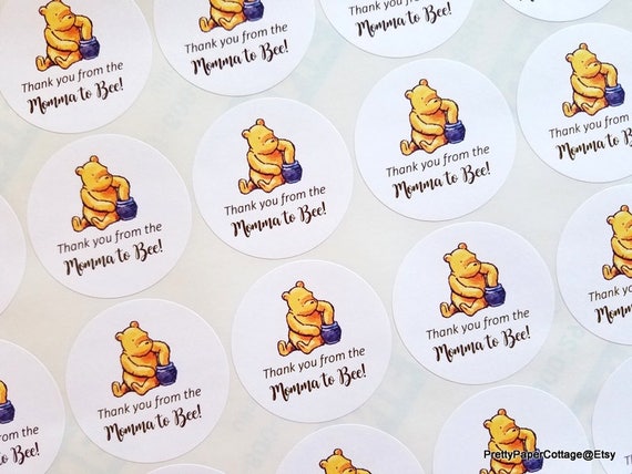 Detail Winnie The Pooh Baby Shower Stickers Nomer 3