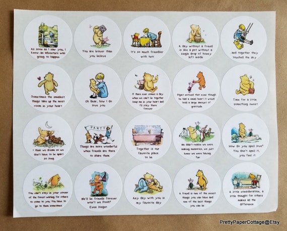 Detail Winnie The Pooh Baby Shower Stickers Nomer 31