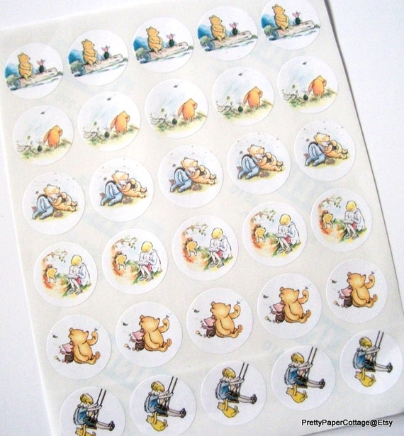 Detail Winnie The Pooh Baby Shower Stickers Nomer 8