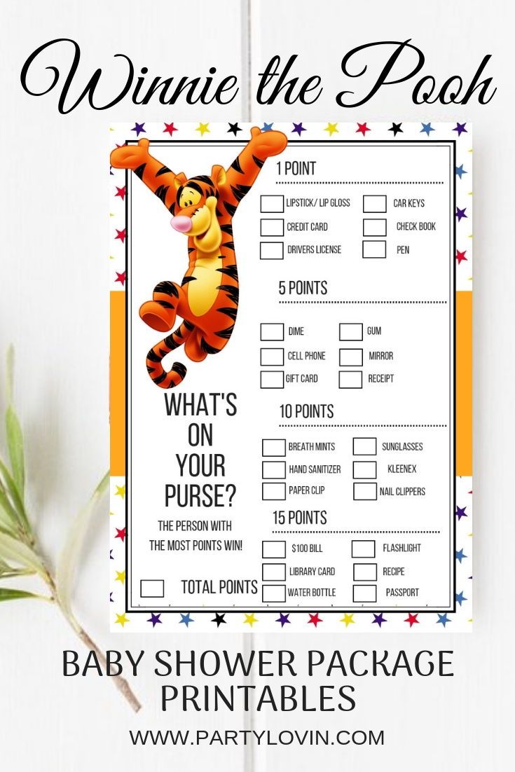 Detail Winnie The Pooh Baby Shower Template Nomer 41