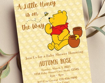 Detail Winnie The Pooh Baby Shower Template Nomer 48