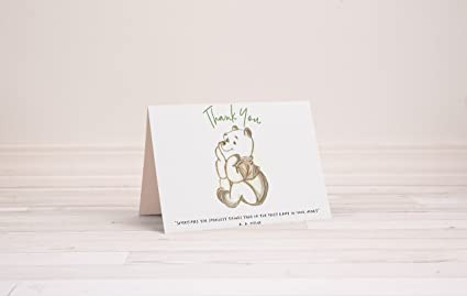 Detail Winnie The Pooh Baby Shower Thank You Cards Nomer 13