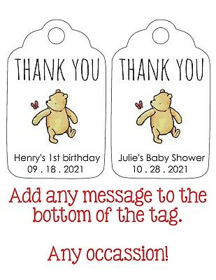 Detail Winnie The Pooh Baby Shower Thank You Cards Nomer 18