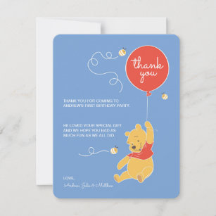 Detail Winnie The Pooh Baby Shower Thank You Cards Nomer 43