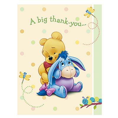 Detail Winnie The Pooh Baby Shower Thank You Cards Nomer 50