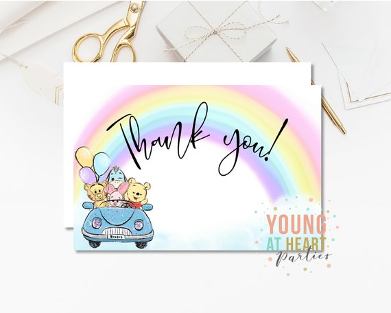 Detail Winnie The Pooh Baby Shower Thank You Cards Nomer 52