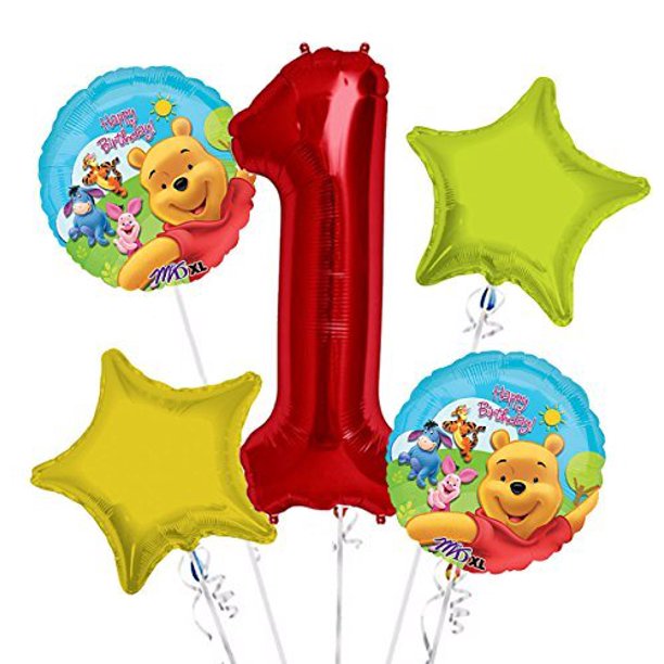 Detail Winnie The Pooh Balloon Bouquet Nomer 2