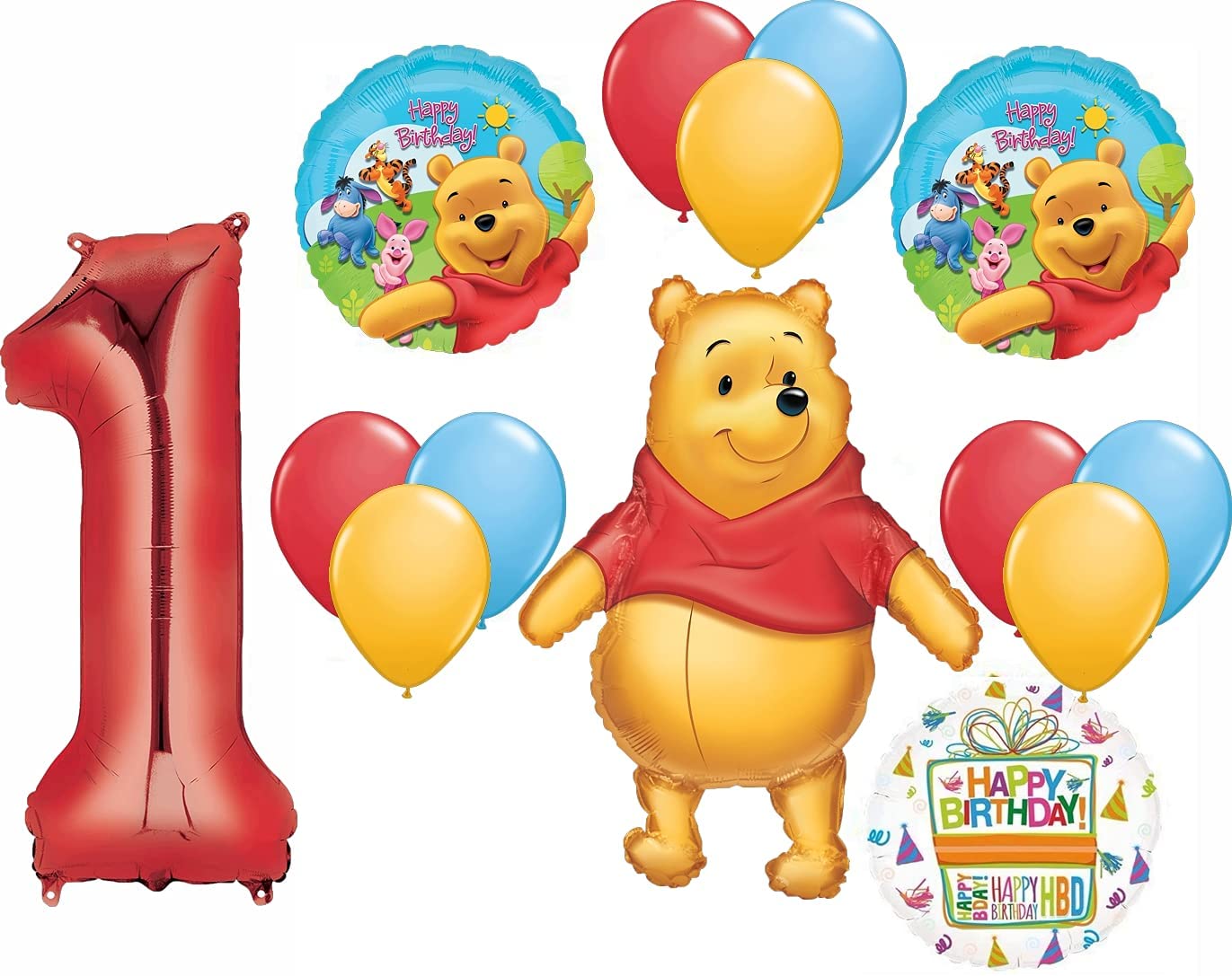 Detail Winnie The Pooh Balloon Bouquet Nomer 6