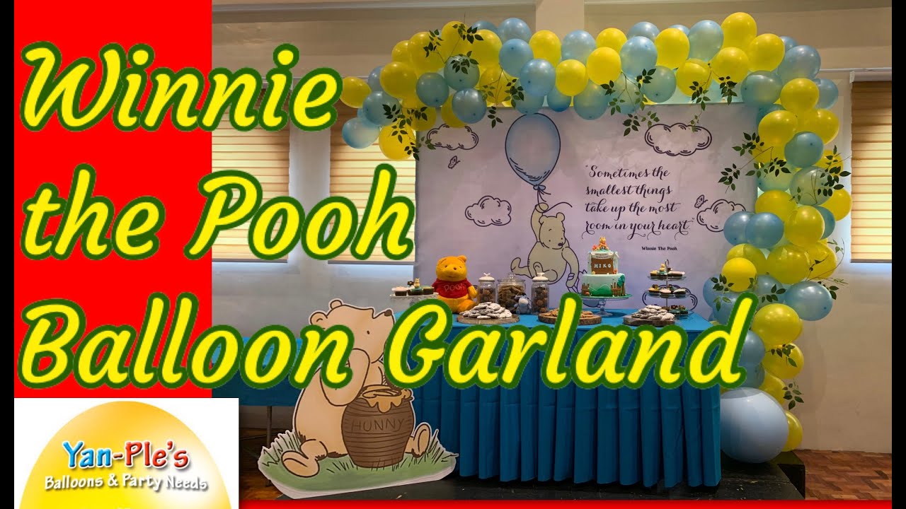 Detail Winnie The Pooh Balloon Garland Nomer 21