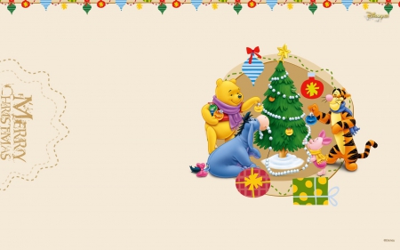 Detail Winnie The Pooh Christmas Backgrounds Nomer 38