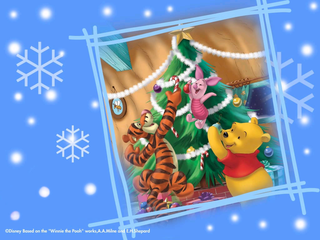 Detail Winnie The Pooh Christmas Backgrounds Nomer 39