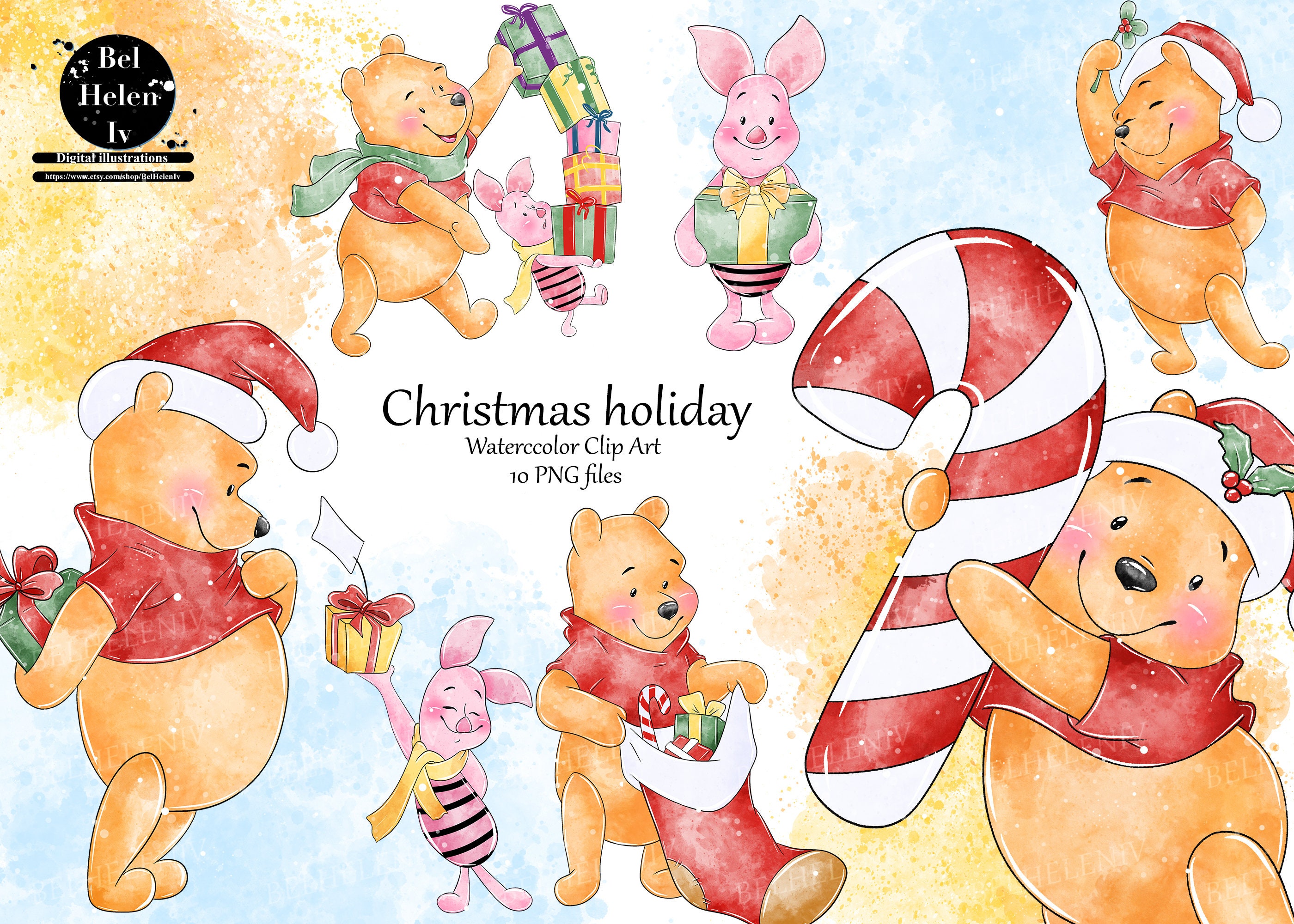 Detail Winnie The Pooh Christmas Clipart Nomer 20