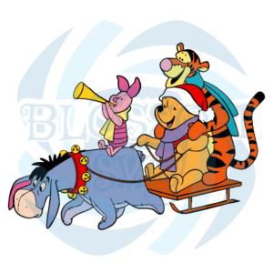 Detail Winnie The Pooh Christmas Sleigh Nomer 13