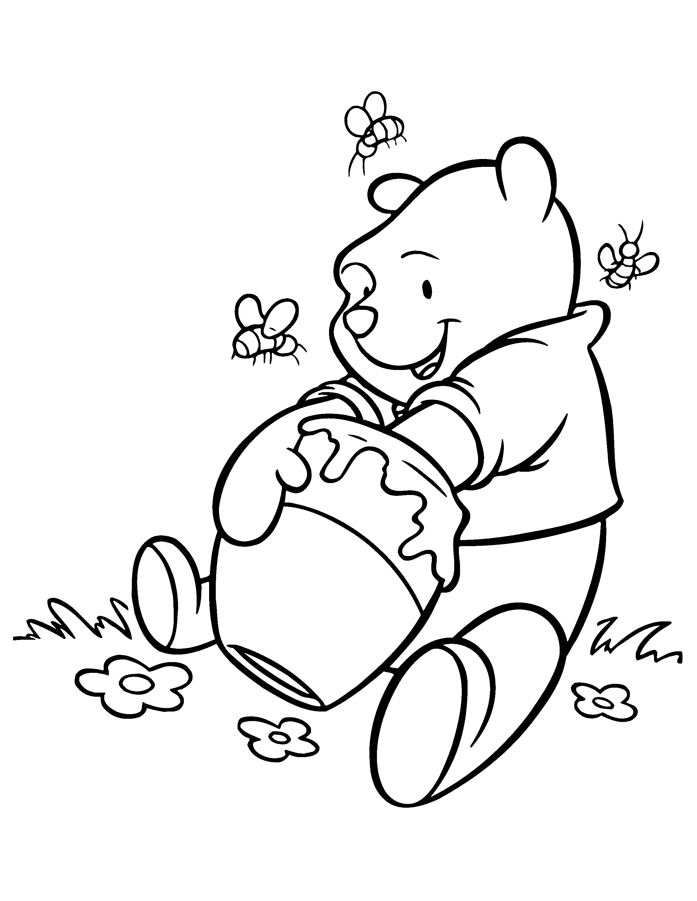 Detail Winnie The Pooh Clipart Black And White Nomer 13