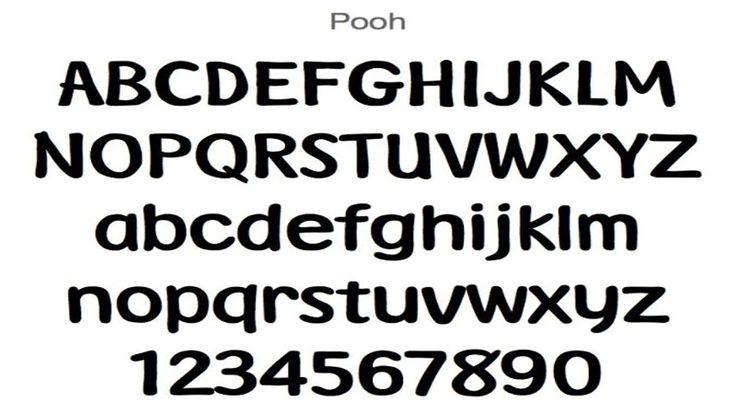 Detail Winnie The Pooh Font Generator Nomer 12