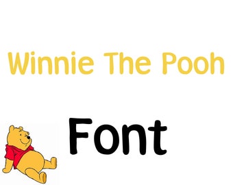 Detail Winnie The Pooh Font Generator Nomer 28