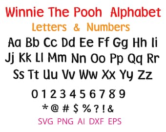 Detail Winnie The Pooh Font Generator Nomer 53