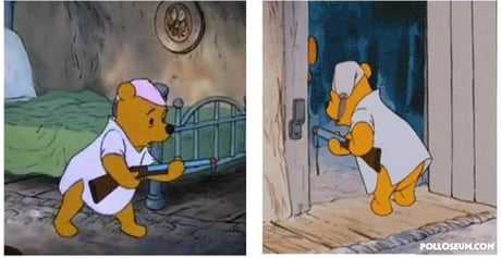 Detail Winnie The Pooh Gun Meme Nomer 44