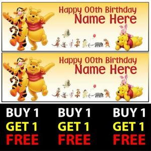 Detail Winnie The Pooh Happy Birthday Banner Nomer 5