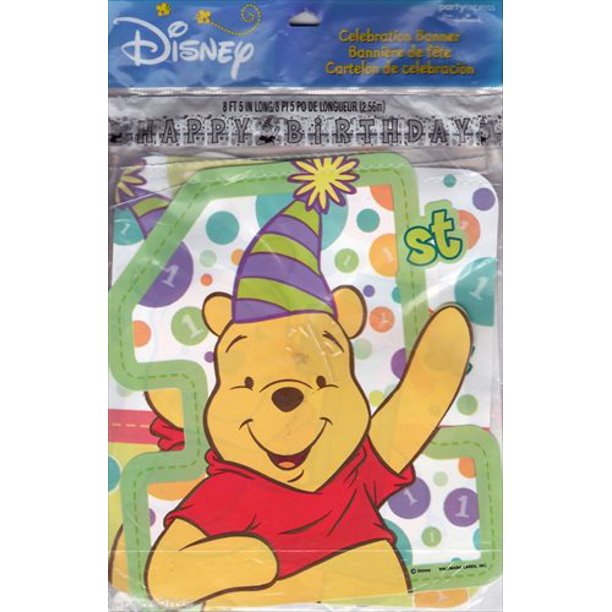 Detail Winnie The Pooh Happy Birthday Banner Nomer 51