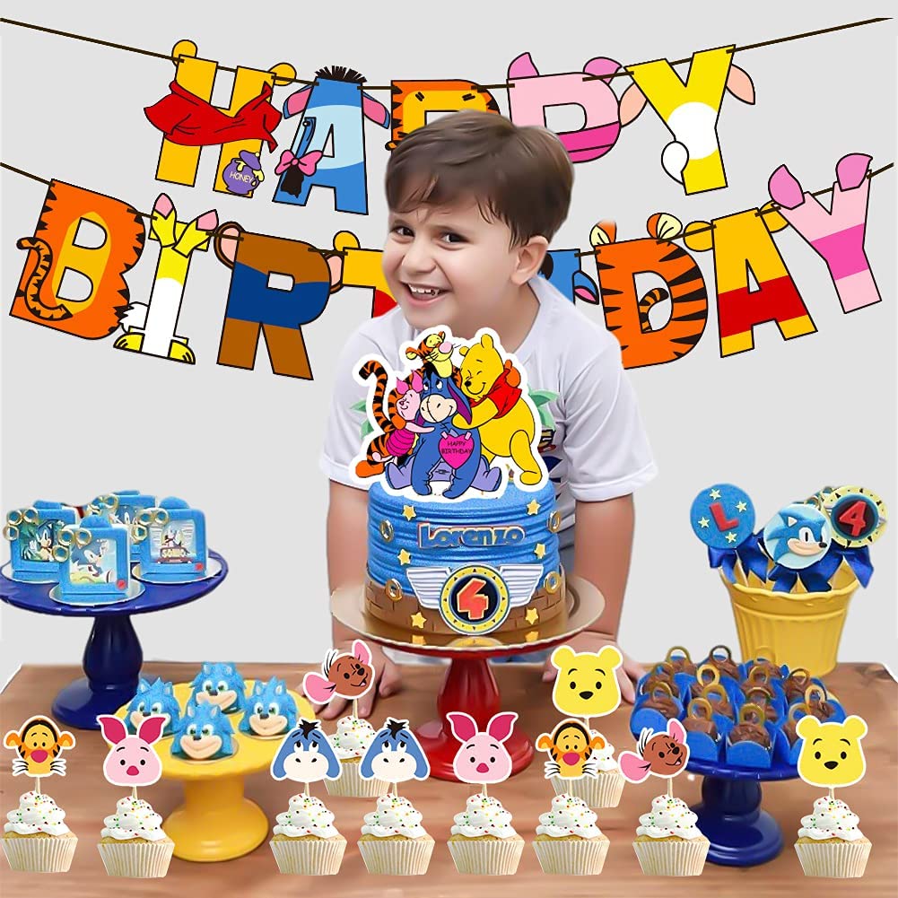 Detail Winnie The Pooh Happy Birthday Banner Nomer 54