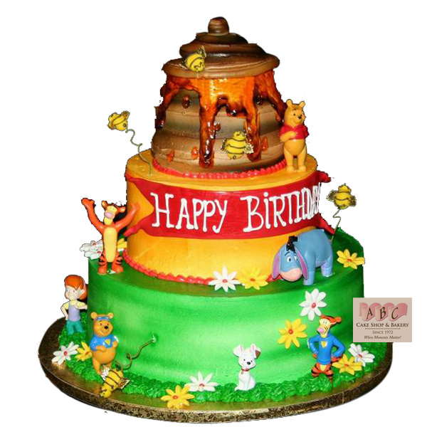 Detail Winnie The Pooh Honey Pot Cake Nomer 41