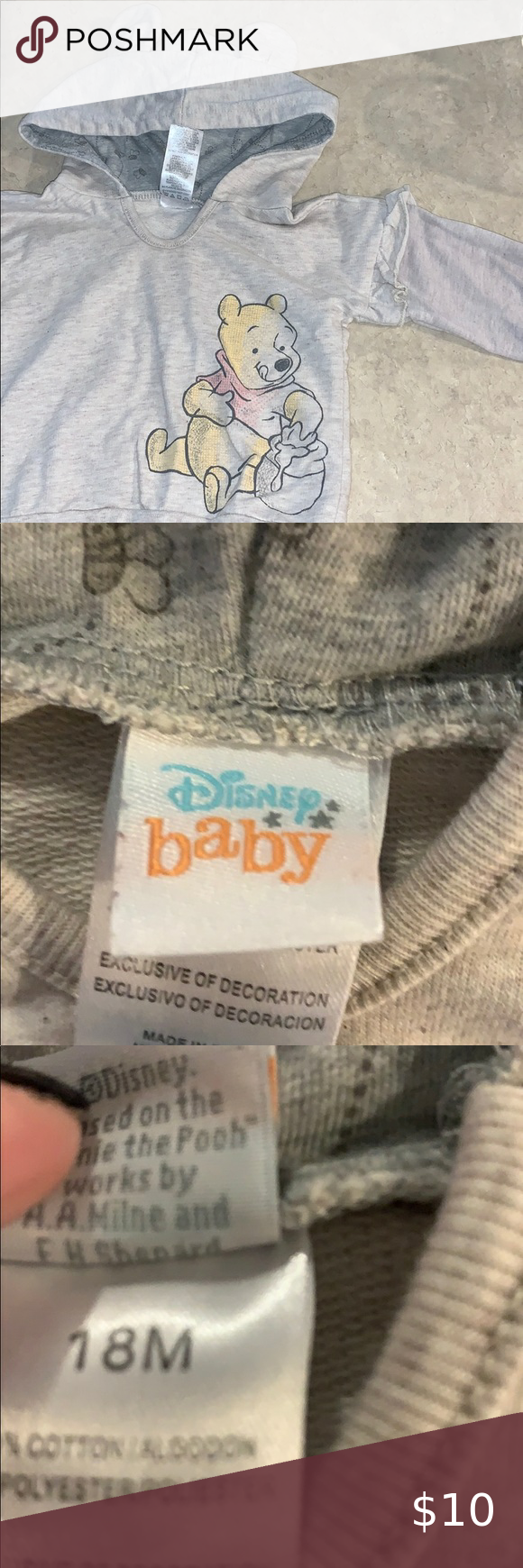 Detail Winnie The Pooh Hoodie With Ears Nomer 26