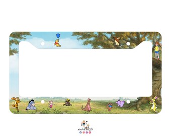 Detail Winnie The Pooh License Plate Frame Nomer 5