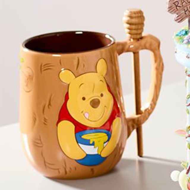 Detail Winnie The Pooh Mug With Spoon Nomer 2