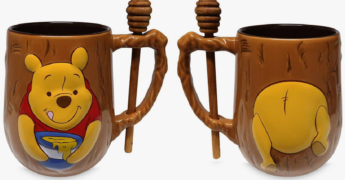 Detail Winnie The Pooh Mug With Spoon Nomer 4