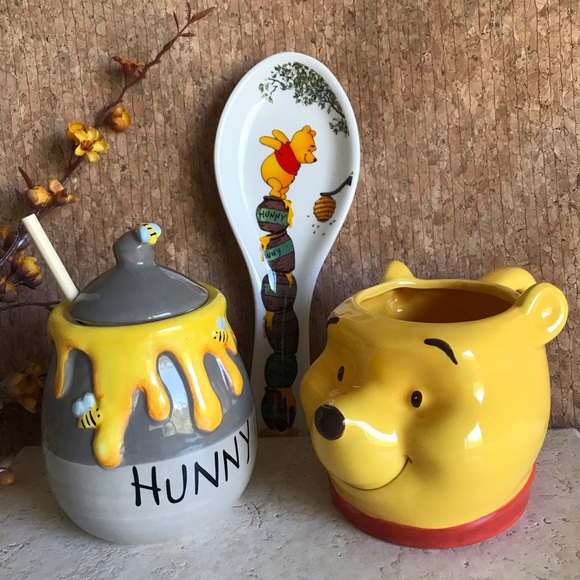 Detail Winnie The Pooh Mug With Spoon Nomer 58