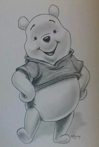 Detail Winnie The Pooh Pencil Drawings Nomer 2