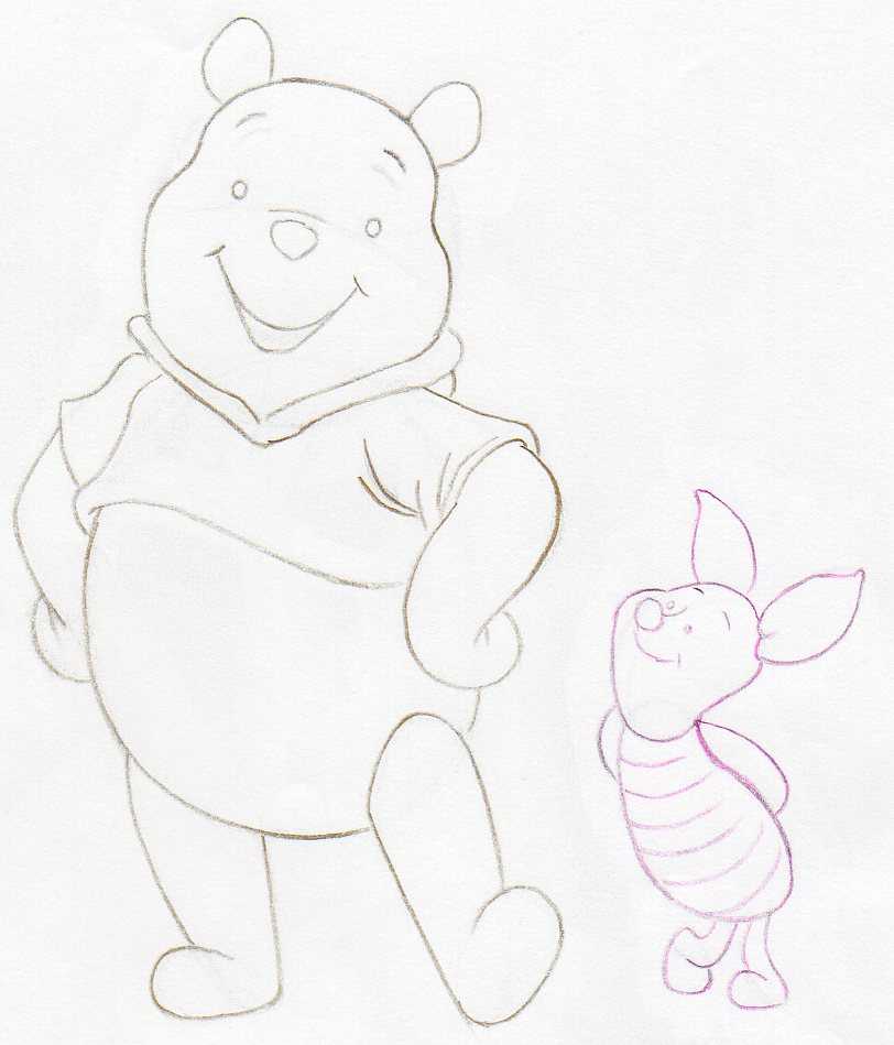 Detail Winnie The Pooh Pencil Drawings Nomer 13