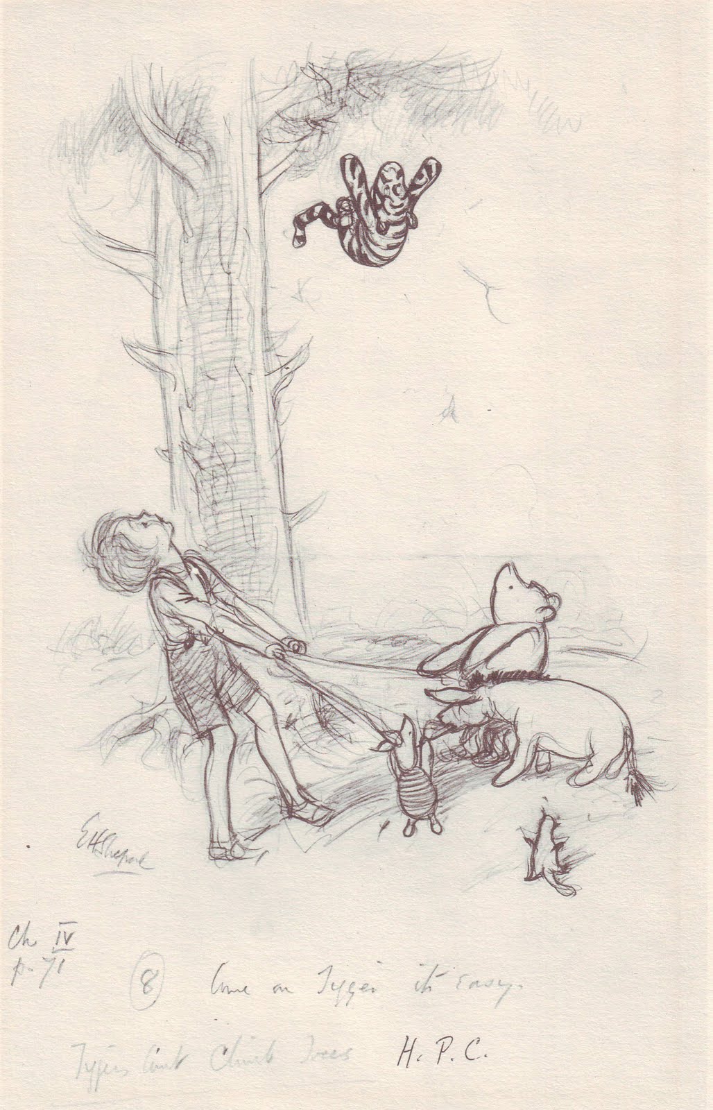 Detail Winnie The Pooh Pencil Drawings Nomer 14