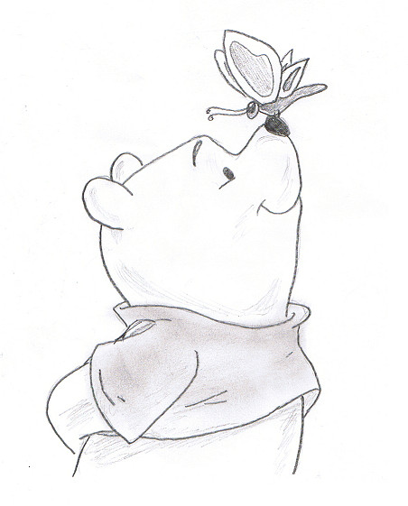 Detail Winnie The Pooh Pencil Drawings Nomer 18